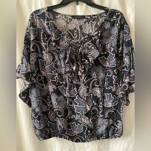 Sanctuary Ruffled T-shirt Blouse